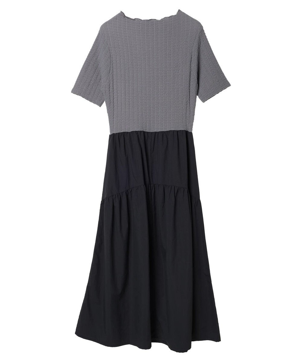 Green Parks しぼドッキングワンピース 