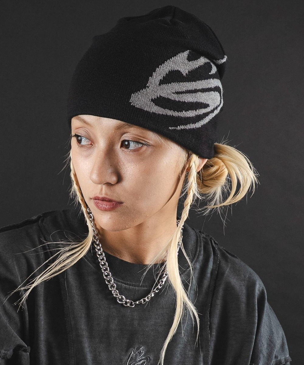 WEGO 【ユニセックス着用ITEM】MA55IVE　ロゴシングルニットワッチ 