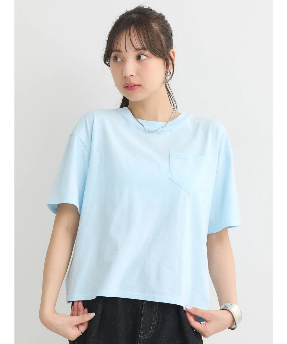 earth music&ecology ポケット刺繍Ｔシャツ 