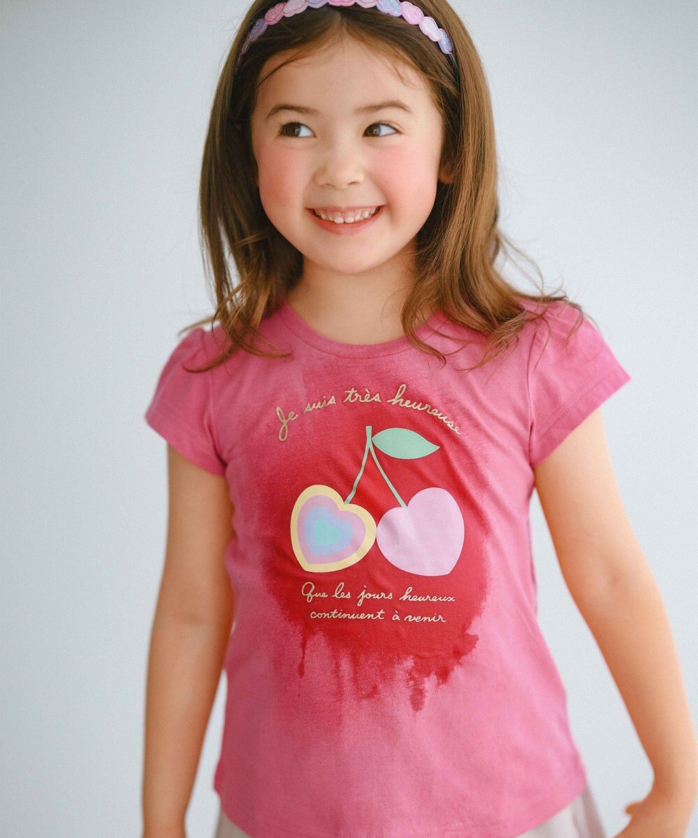 ANY KIDS 【水で色が変わる】接触冷感 しろくま ミラクルプリント Tシャツ 