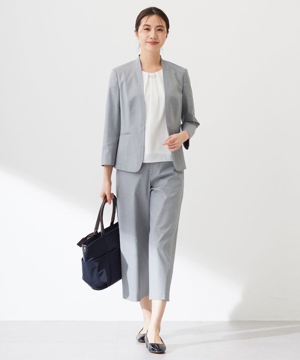 J.PRESS LADIES L シアーストライプ カットソー 