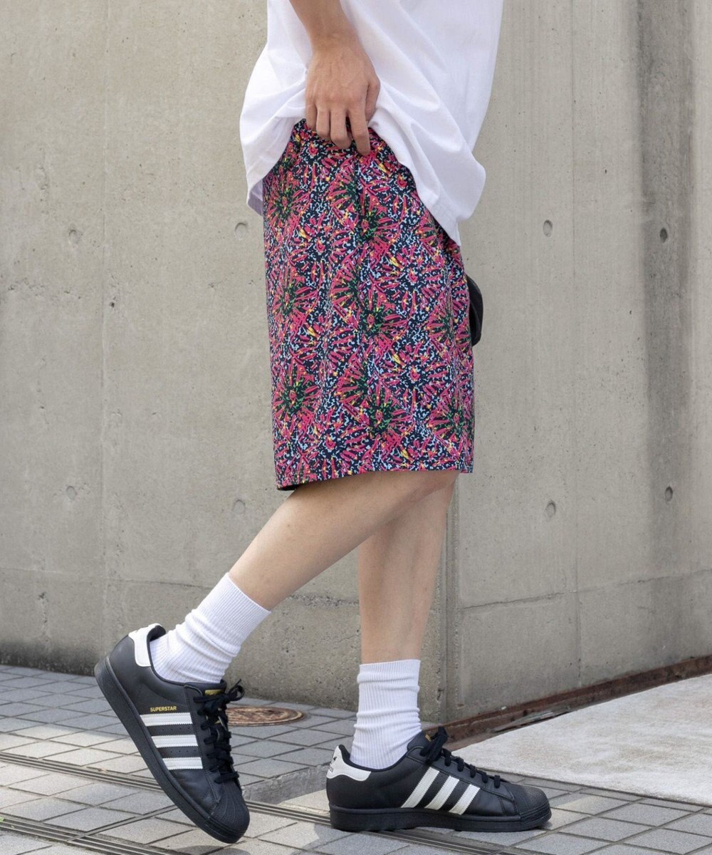 WEGO 【ウエストゴム】パターンナイロンイージーショーツ 