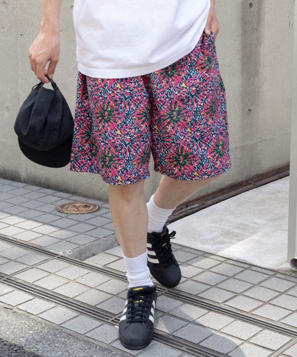 WEGO 【ウエストゴム】パターンナイロンイージーショーツ 