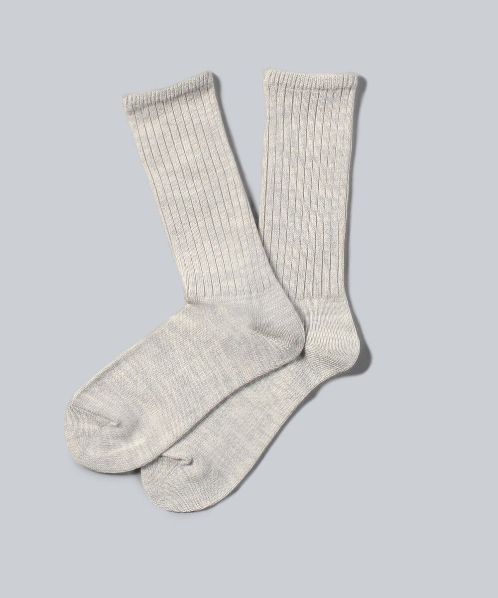 WHITE MAILS MIDDLE GAUGE PAPER ワイドリブソックス 