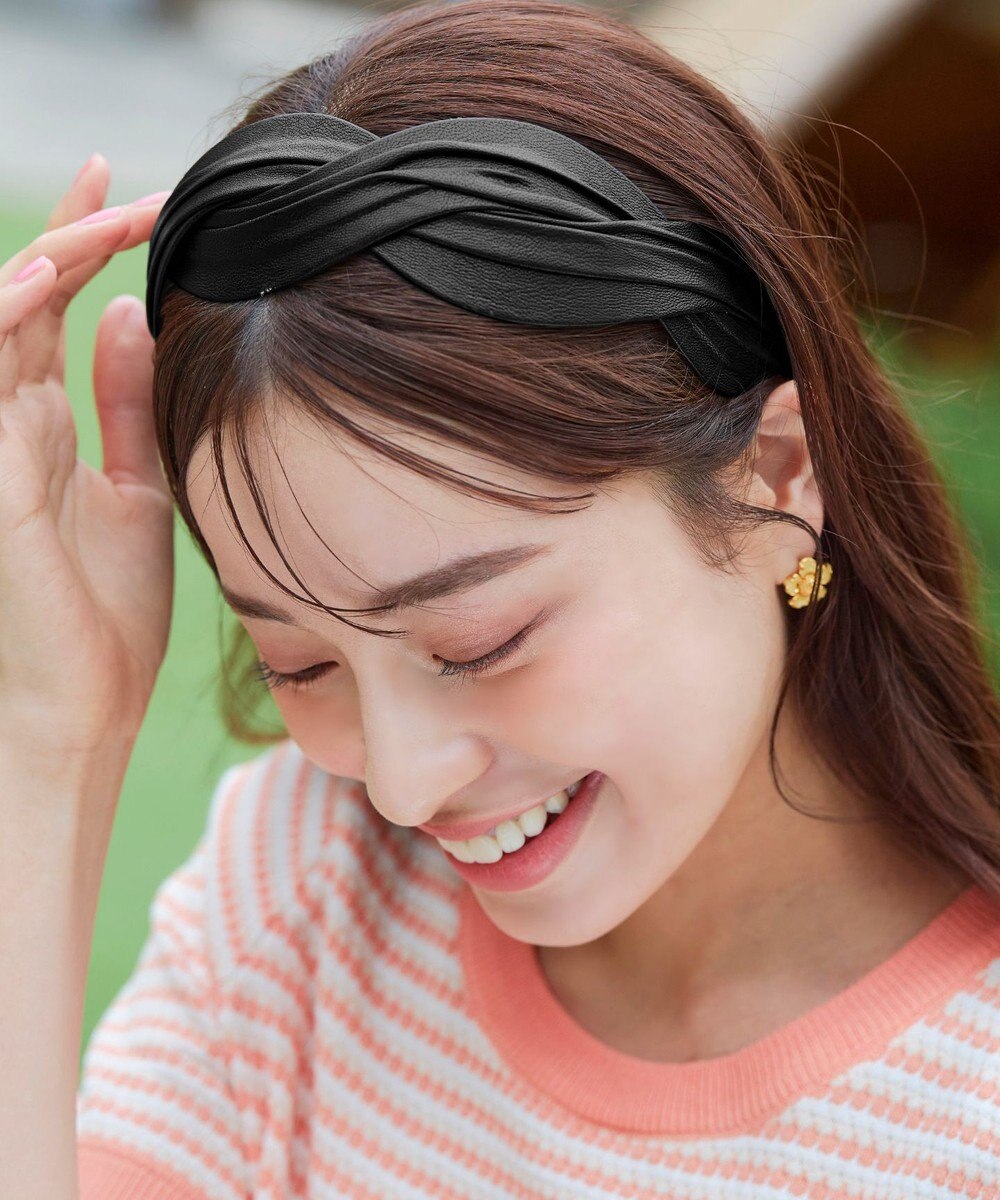 Tiaclasse ツイストデザインブレイドカチューシャ 