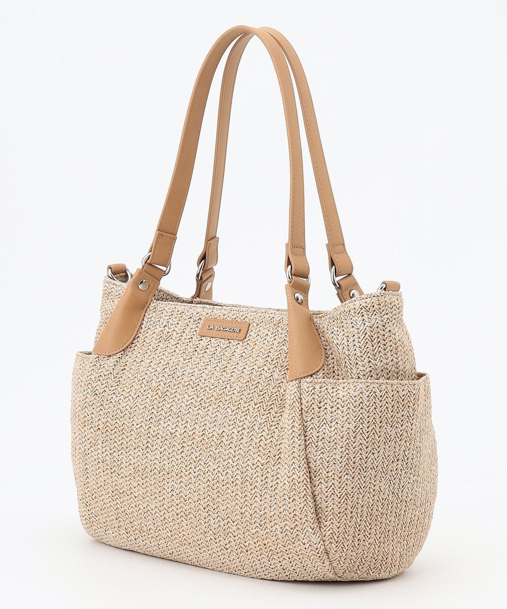 LA BAGAGERIE つまみハンドル　サマー2wayトートバッグ 