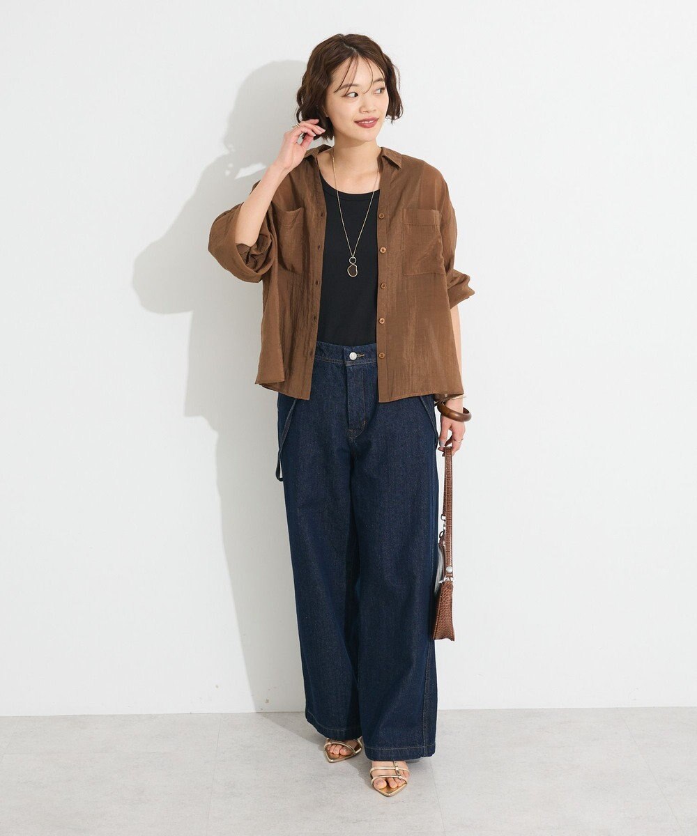CRAFT STANDARD BOUTIQUE 2WAYサロペットデニムパンツ 