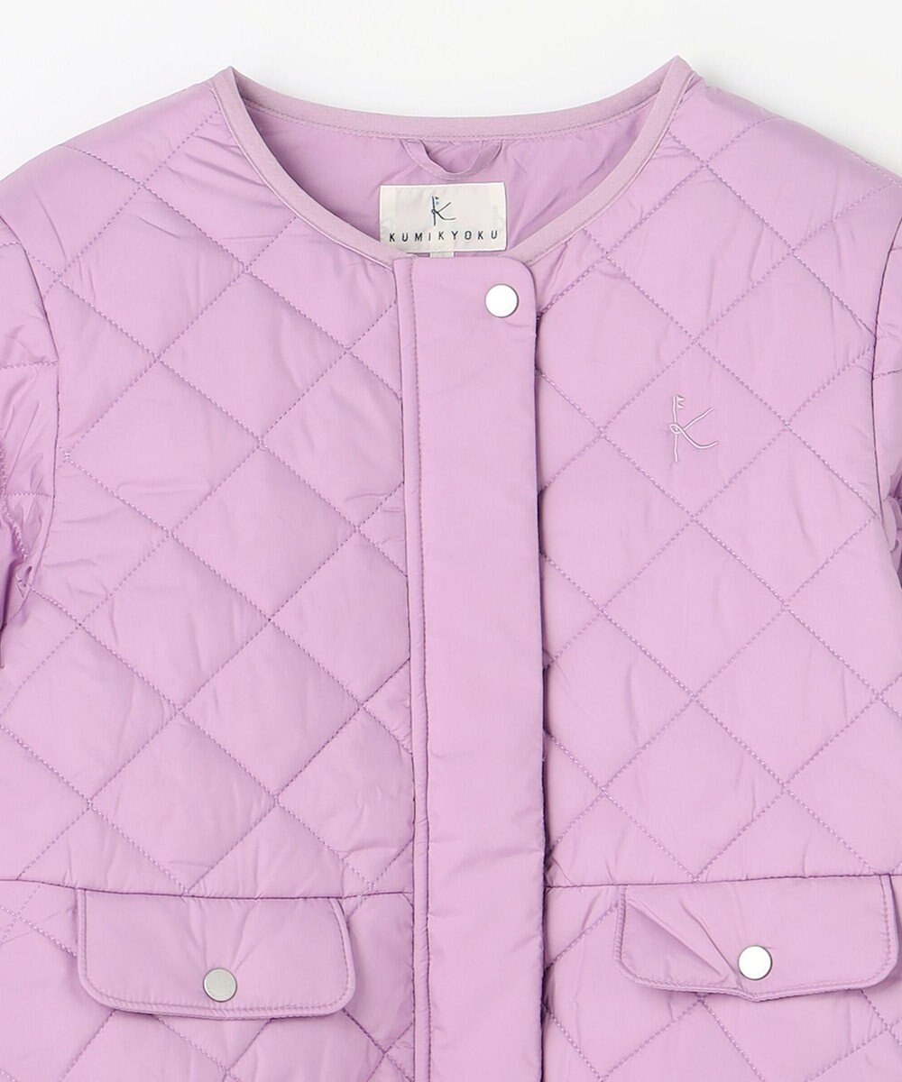 組曲 KIDS 【150-170㎝】マフラー付き中綿キルト アウター 