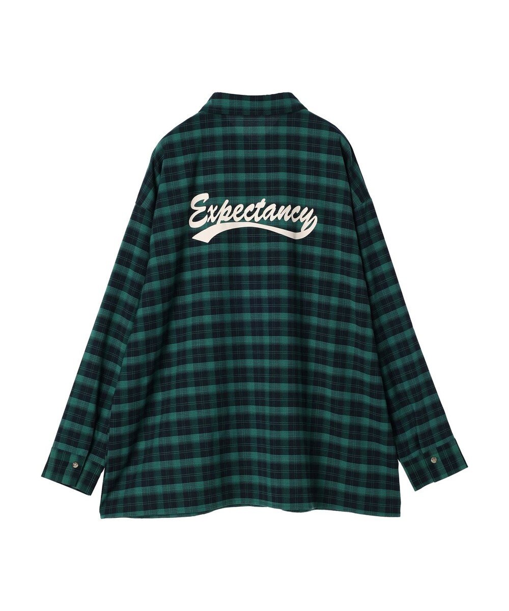 Green Parks ＥＧＯＩＳＴ　チェックロゴシャツチュニック 