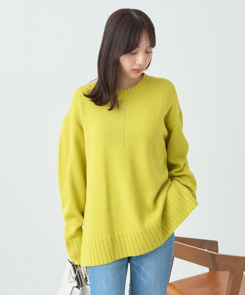 earth music&ecology ウォッシャブルスリットチュニック 