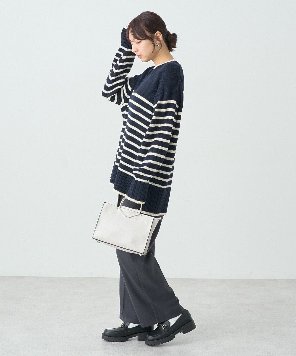 earth music&ecology ウォッシャブルスリットチュニック 