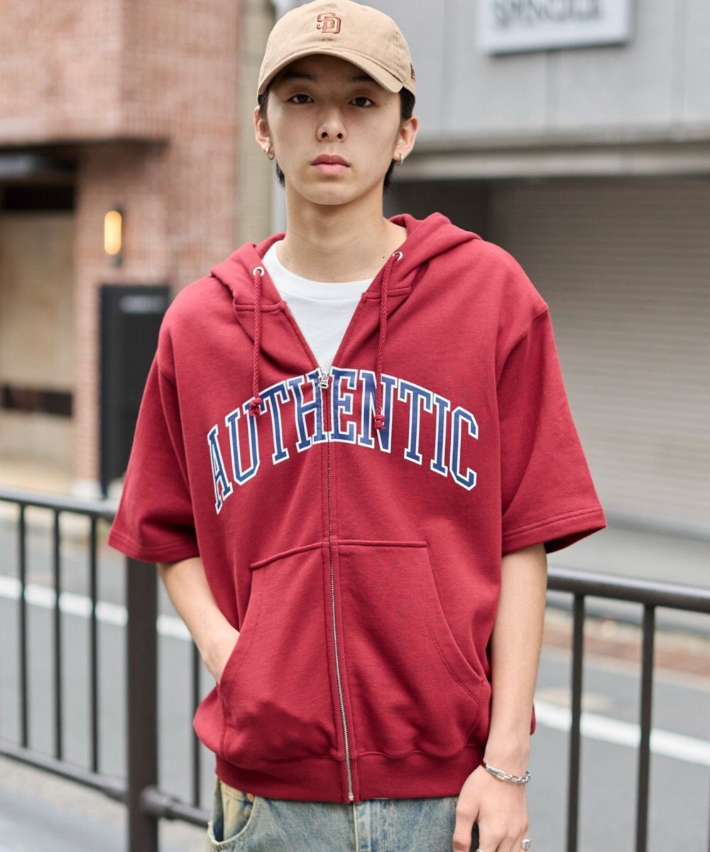 WEGO 【ユニセックス着用ITEM】カレッジロゴジップパーカー（SS） 