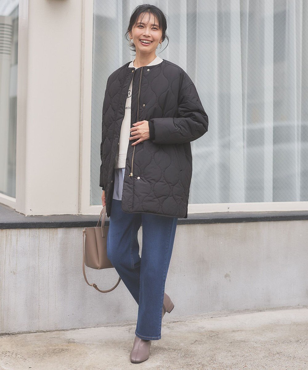 ANY 【蓄熱保温/撥水/洗濯機可能】撥水ウォームキルトブルゾン 