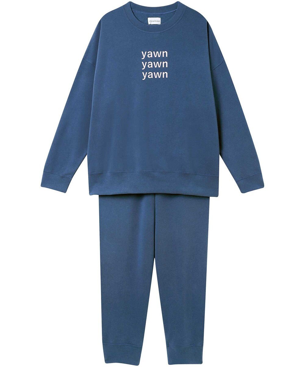 une nana cool 【綿混】あくびのお嬢さんのなめらか裏毛プルオーバー 