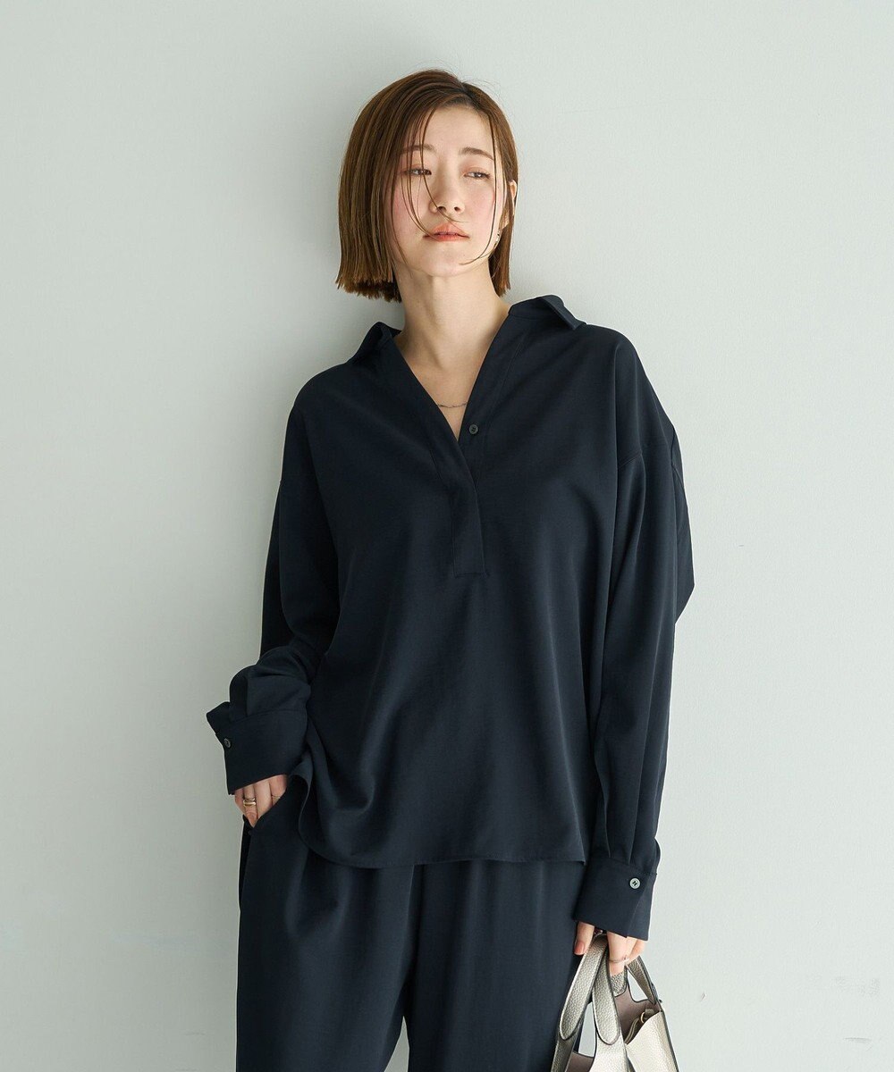 YECCA VECCA 【2点SET】スキッパーデザインセットアップ 