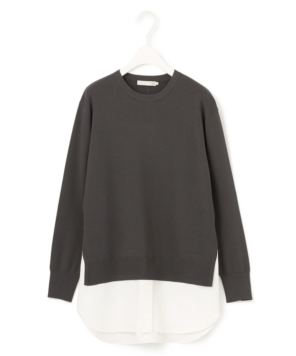 ICB 【洗える】 クロスコンビ ニットプルオーバー 