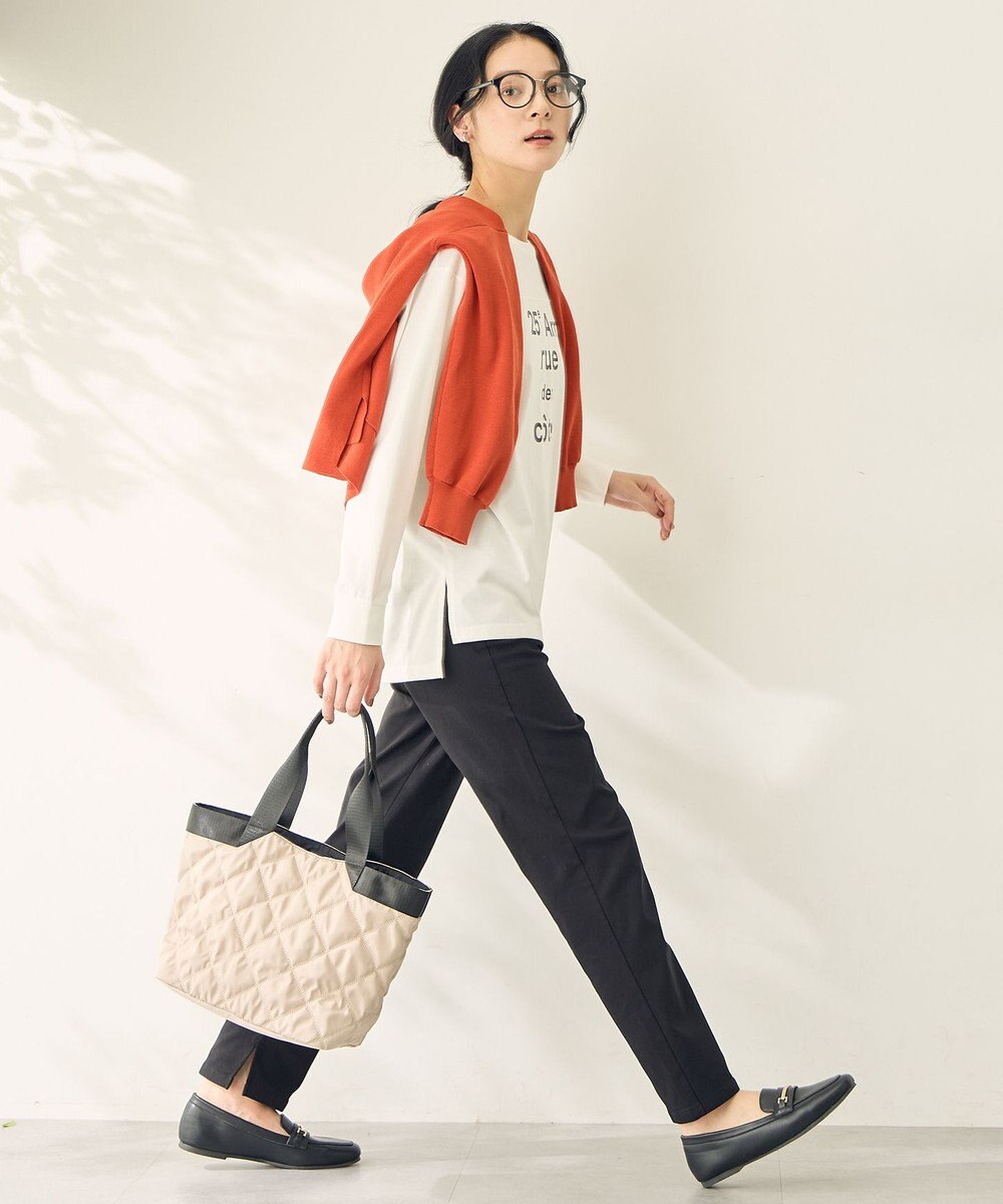 ANY L 【ウエストゴム】7days裏起毛テーパードパンツ 