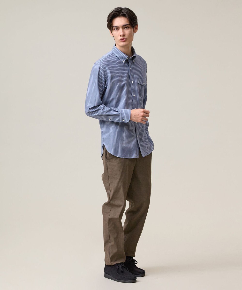 J.PRESS MEN 【KANEMASA JERSEY】ストライプボタンダウン シャツ 