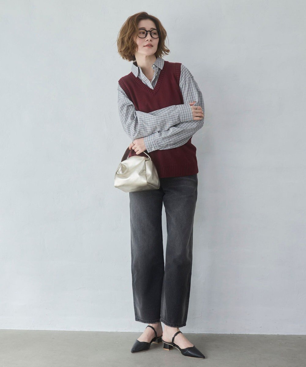 WEGO 【XS～Lサイズ展開/美脚】ストレートデニムパンツ 