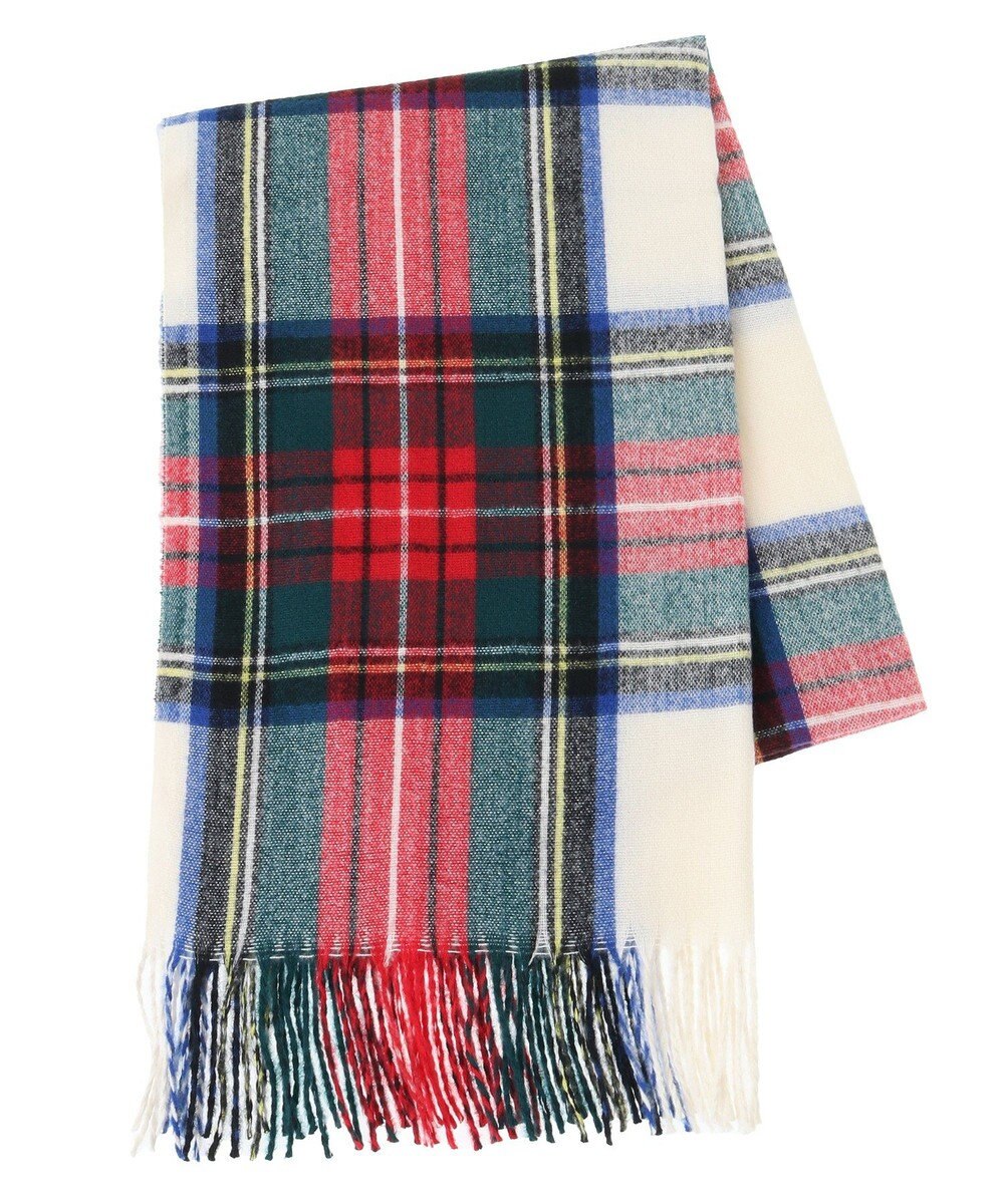 Green Parks カシミヤライクチェックストール 