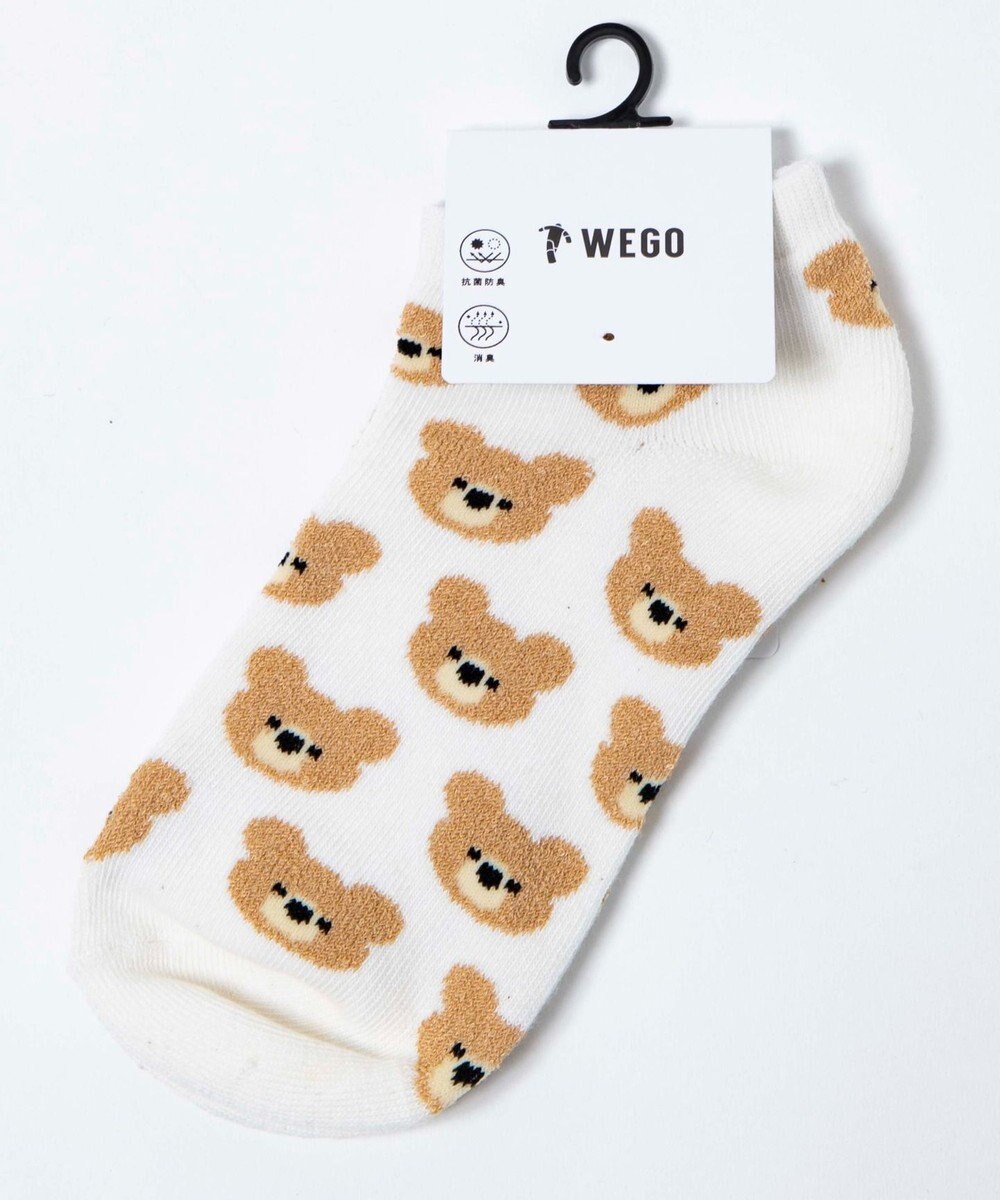 WEGO アニマル総柄ショートソックス 