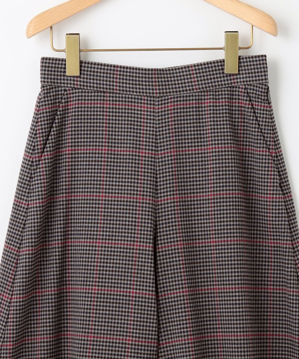 組曲 T/Rツイルストレッチ フレアパンツ 