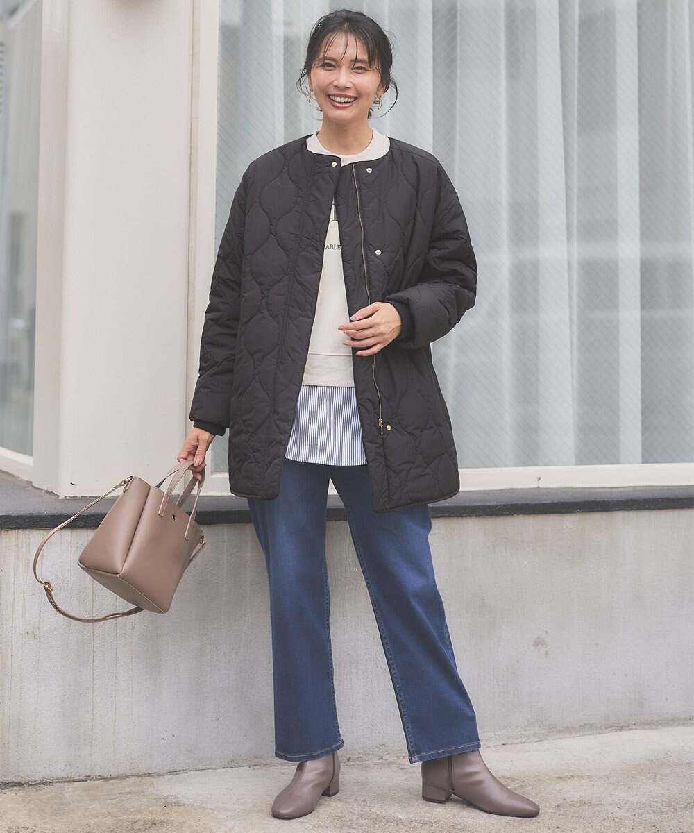 ANY 【蓄熱保温/撥水/洗濯機可能】撥水ウォームキルトブルゾン 