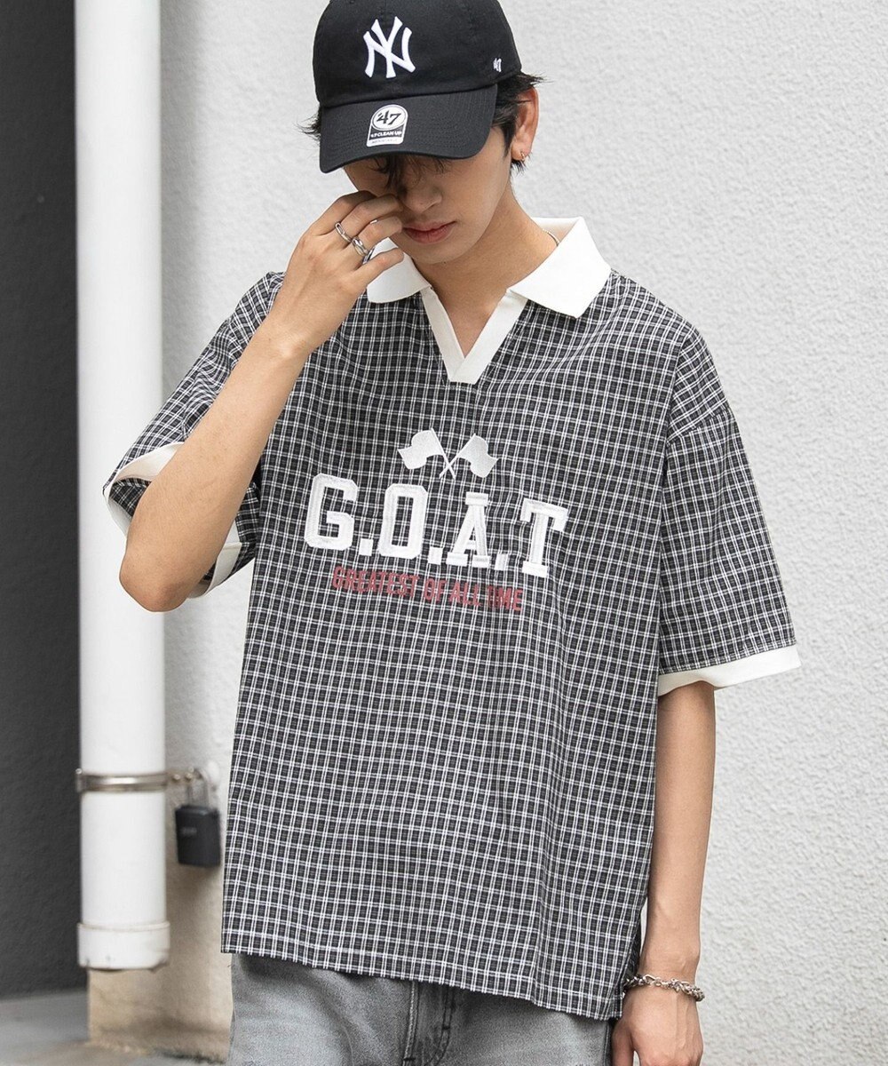 WEGO 【ユニセックス着用ITEM】チェックゲームシャツ 