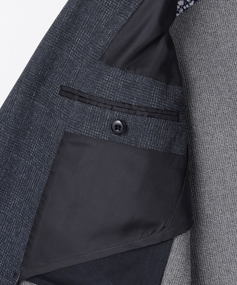 JOSEPH ABBOUD 【キングサイズ・通気性/清涼/軽量/ストレッチ】クールピケストレッチジャケット 