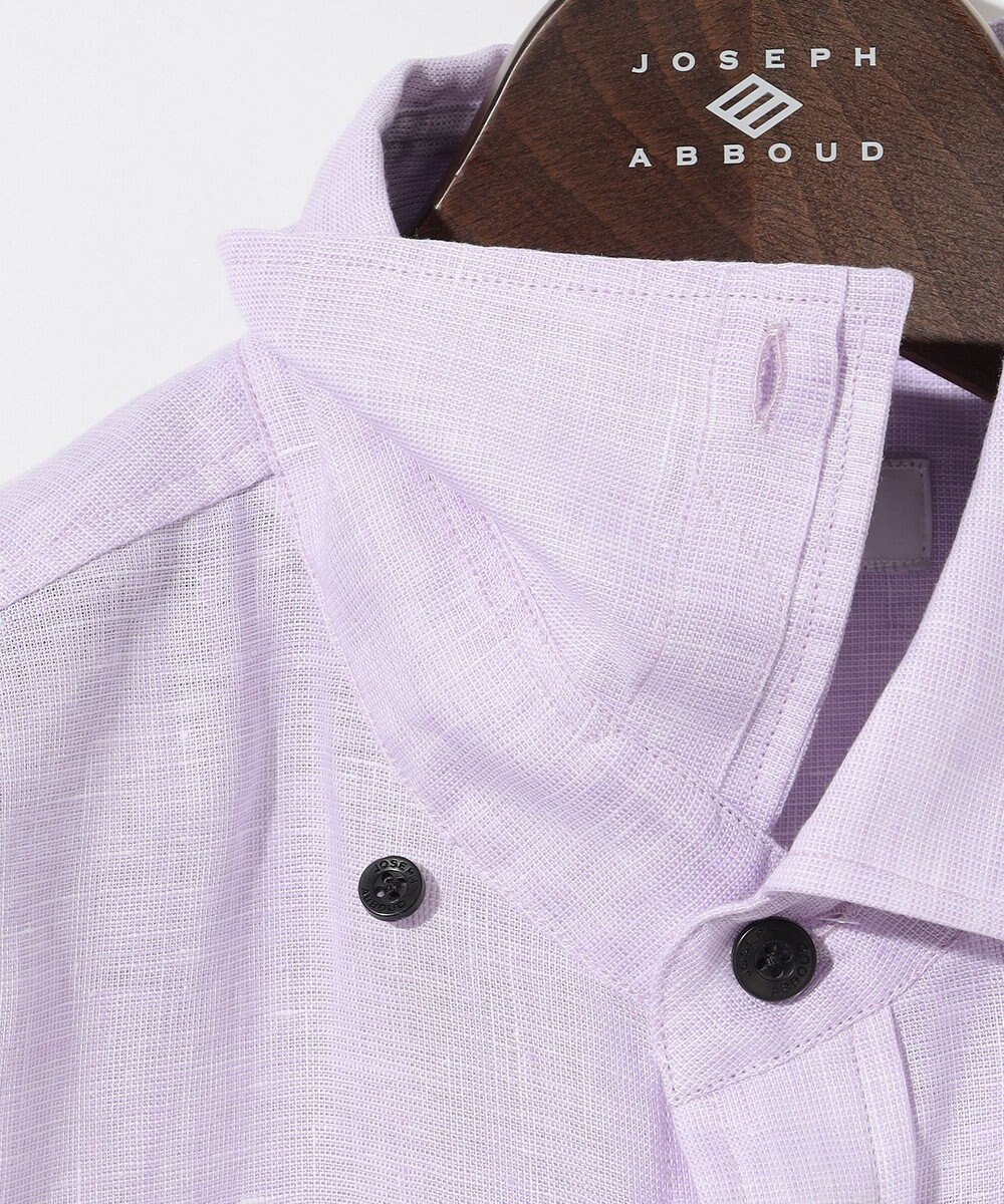 JOSEPH ABBOUD 【キングサイズ・麻100％・軽い・涼しい】 モイスチャーリネン半袖 シャツ 