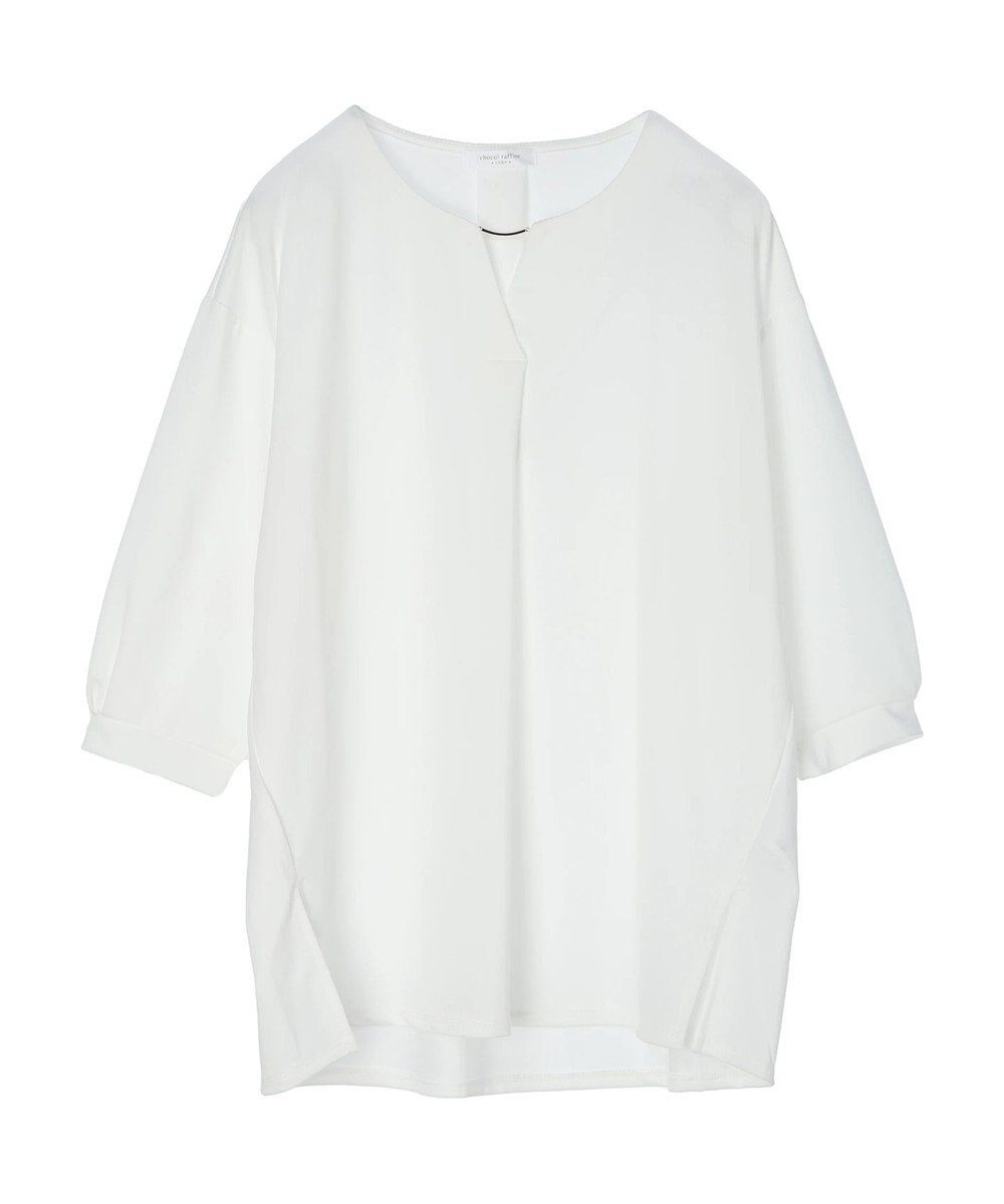 Green Parks バー付き７分袖ブラウソー 