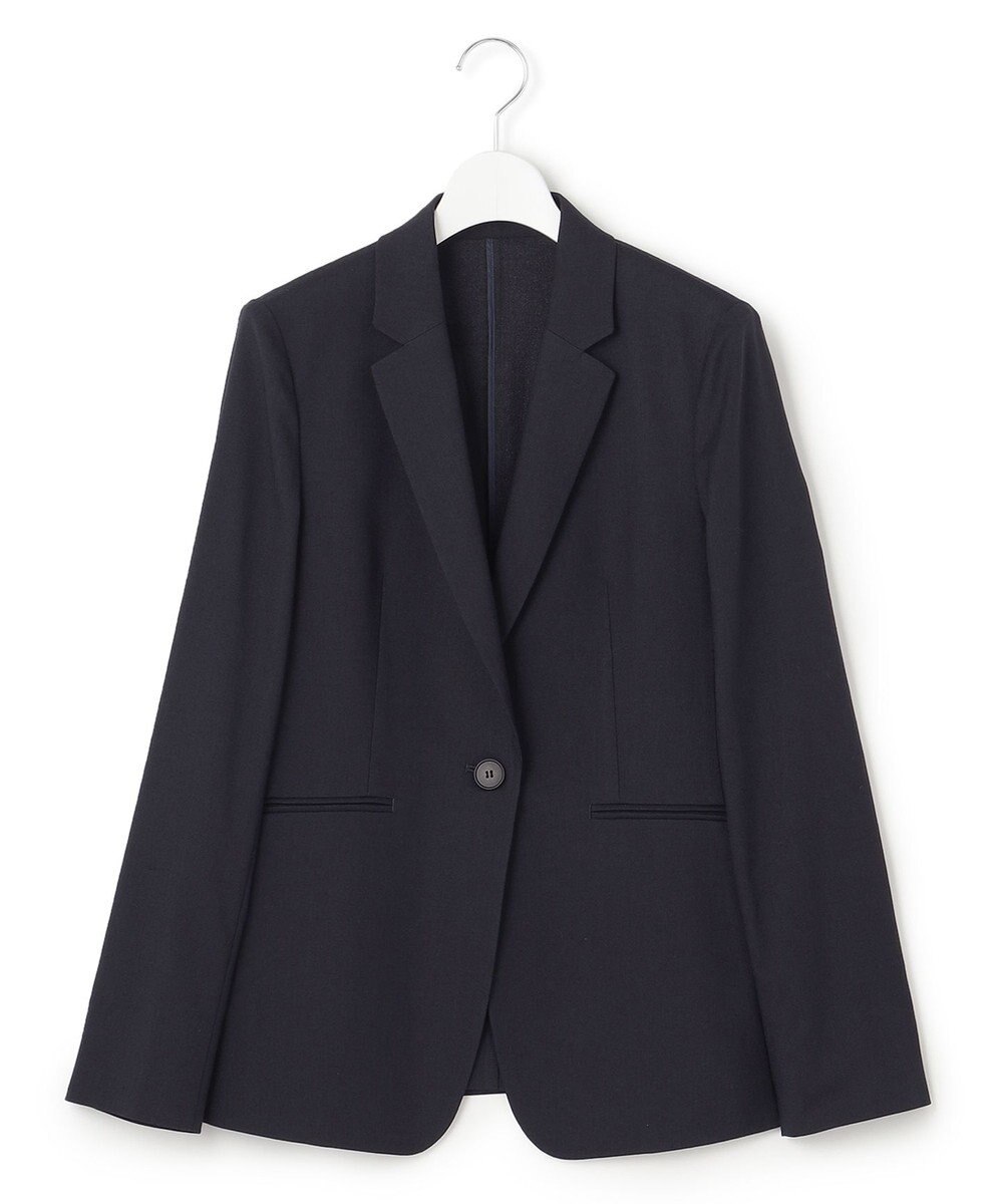 23区 【セットアップ対応/洗える】アイアスマットストレッチ テーラード ジャケット 