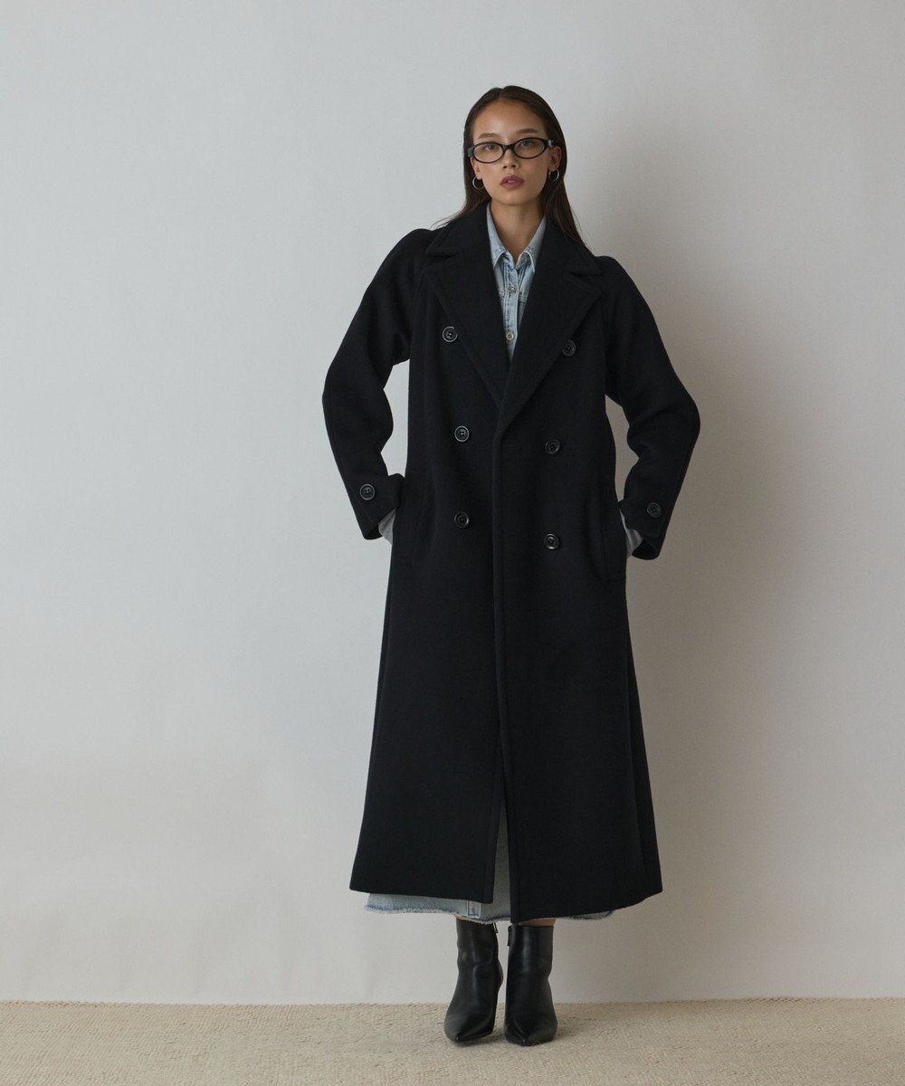 GRACE CONTINENTAL ショートビーバーロングコート 