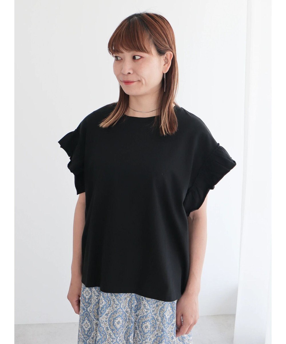 CRAFT STANDARD BOUTIQUE 袖ギャザーフレアプルオーバー 