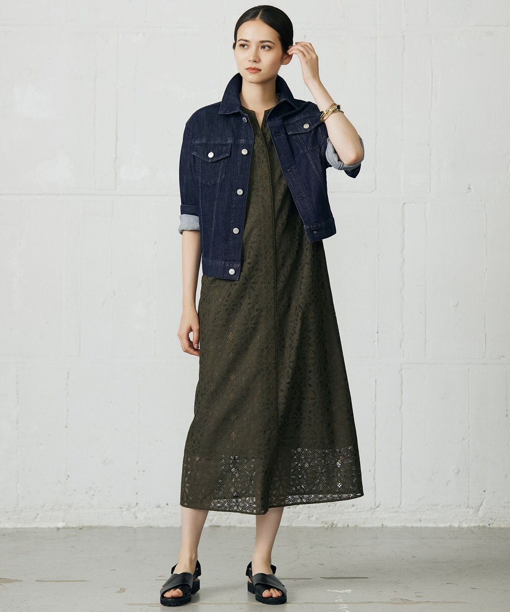 自由区 S 【洗える】ウスカルデニムベーシック ジャケット 