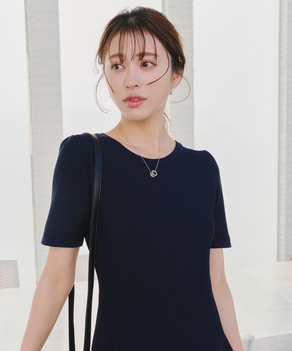 Tiaclasse ガラスサークルネックレス 