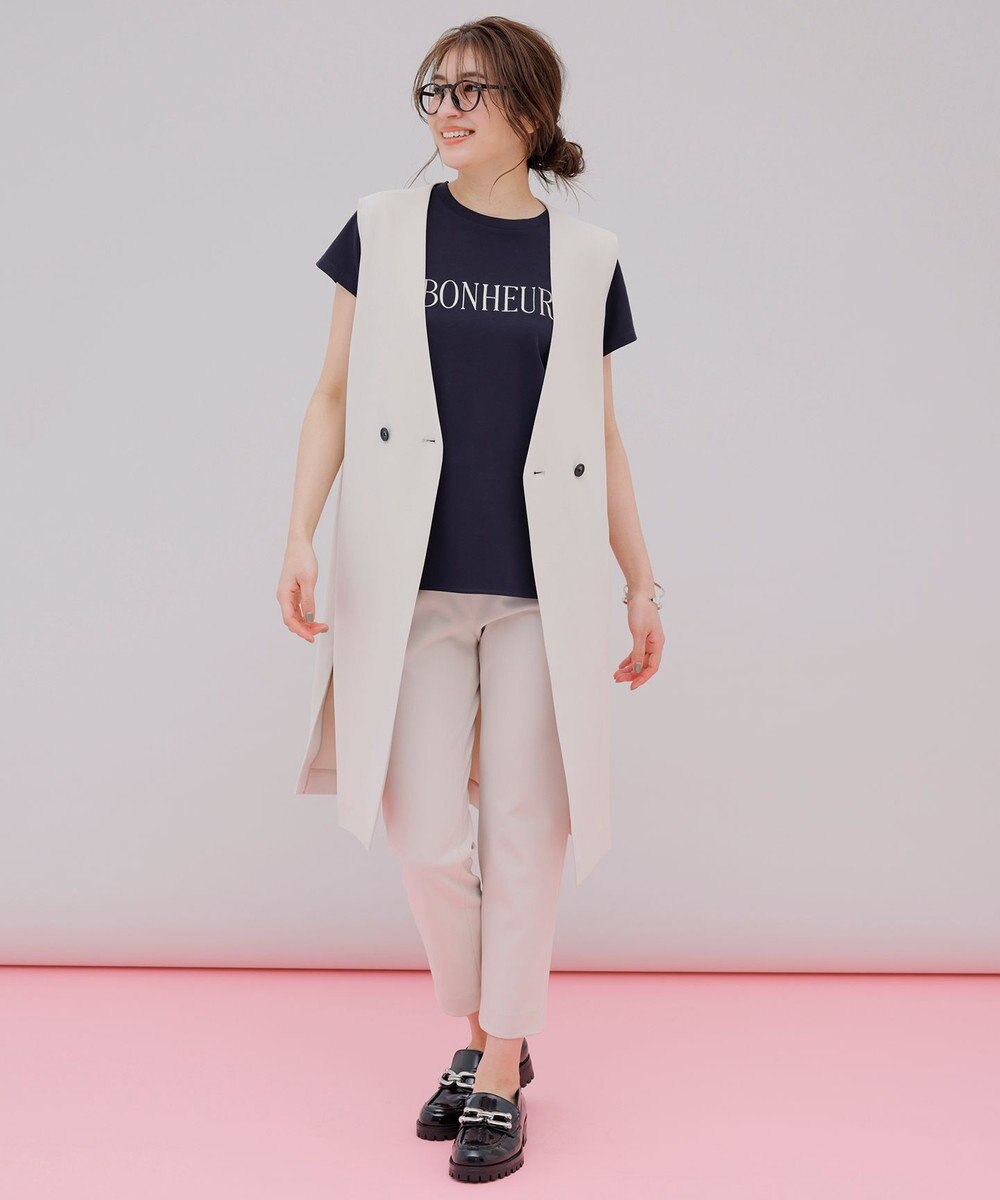 UNFILO 【UVケア/接触冷感】汗ジミ防止 撥水ロゴT 