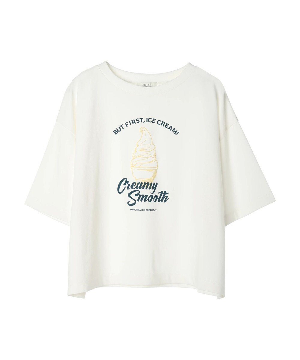 earth music&ecology ＩＣＥ　ＣＲＥＡＭ！　ショートＴ 