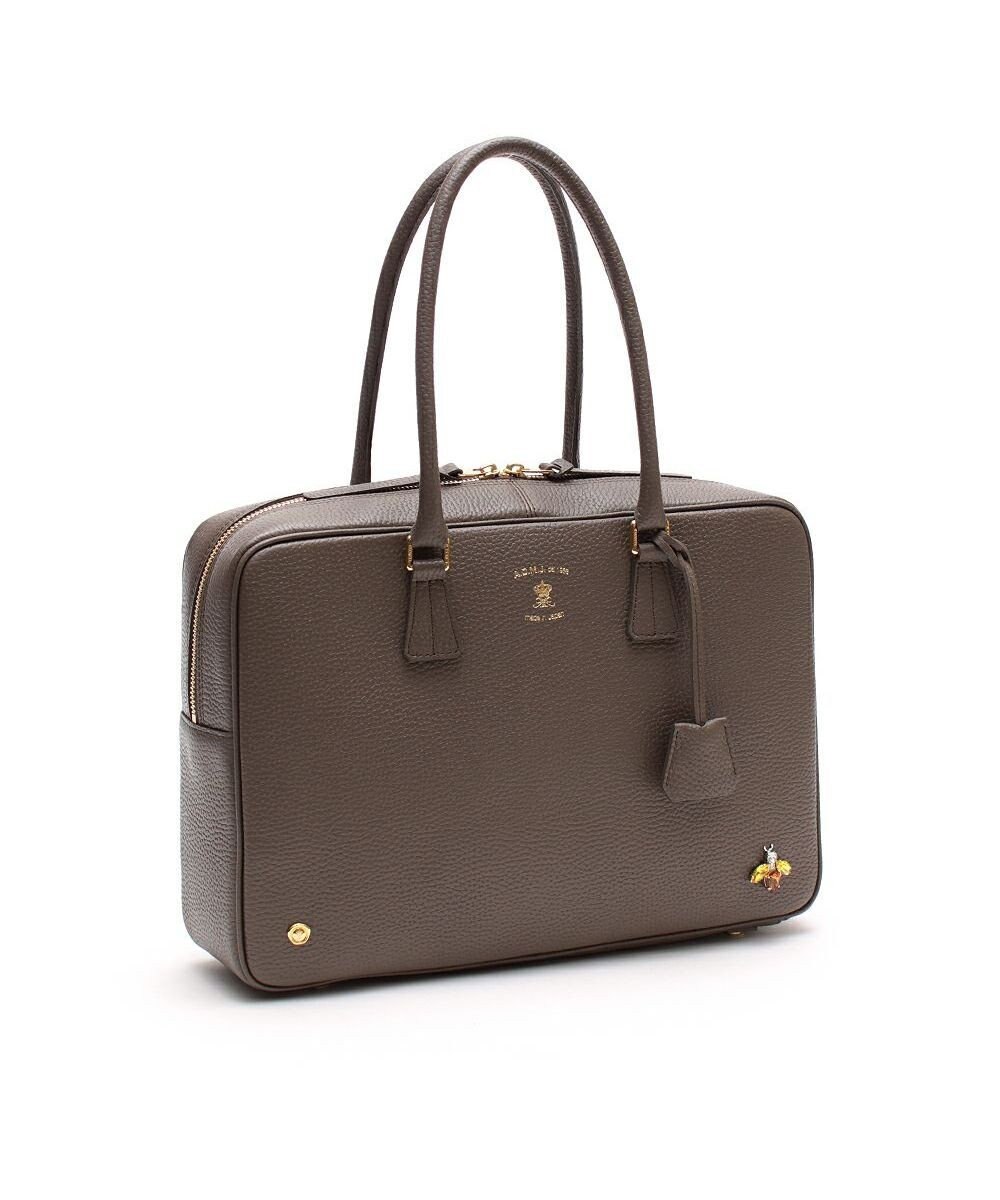 A.D.M.J. 【牛革】アノニマス/A4サイズ対応クリスタルビー付ボストン34cm 