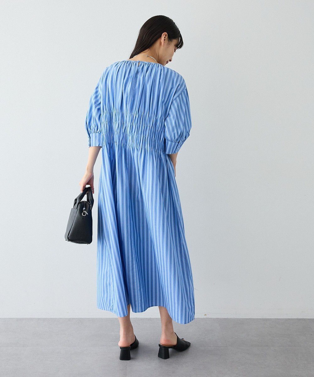 CRAFT STANDARD BOUTIQUE インド製 ハーフスリーブシャーリングワンピース 