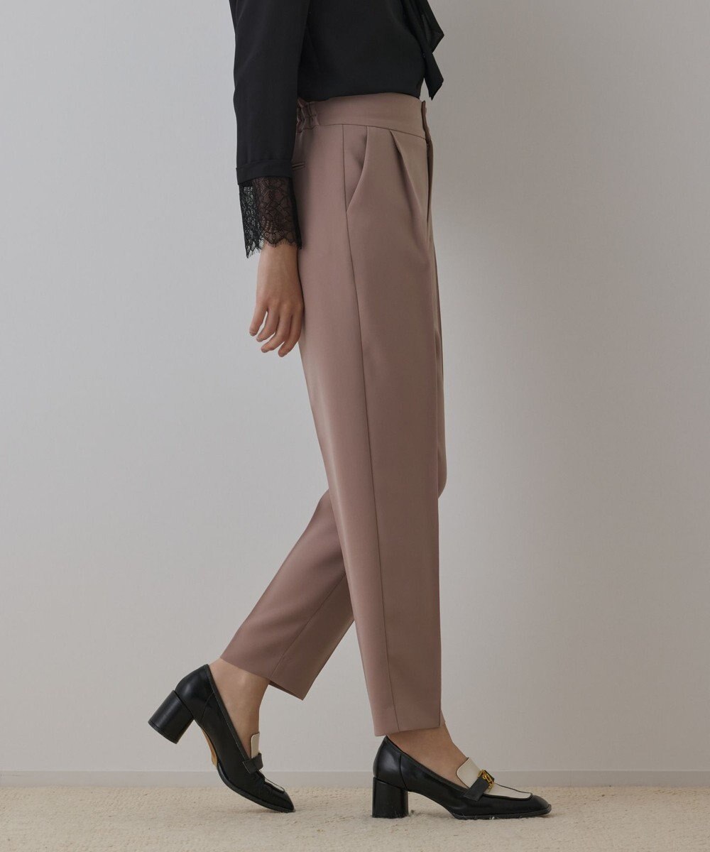 GRACE CONTINENTAL ハイウエストテーパードパンツ 