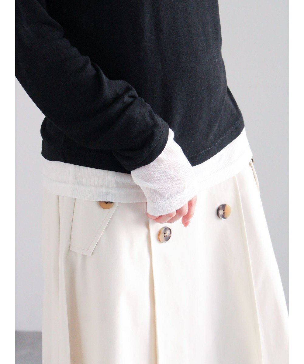 Te chichi レイヤードテレコトップス 