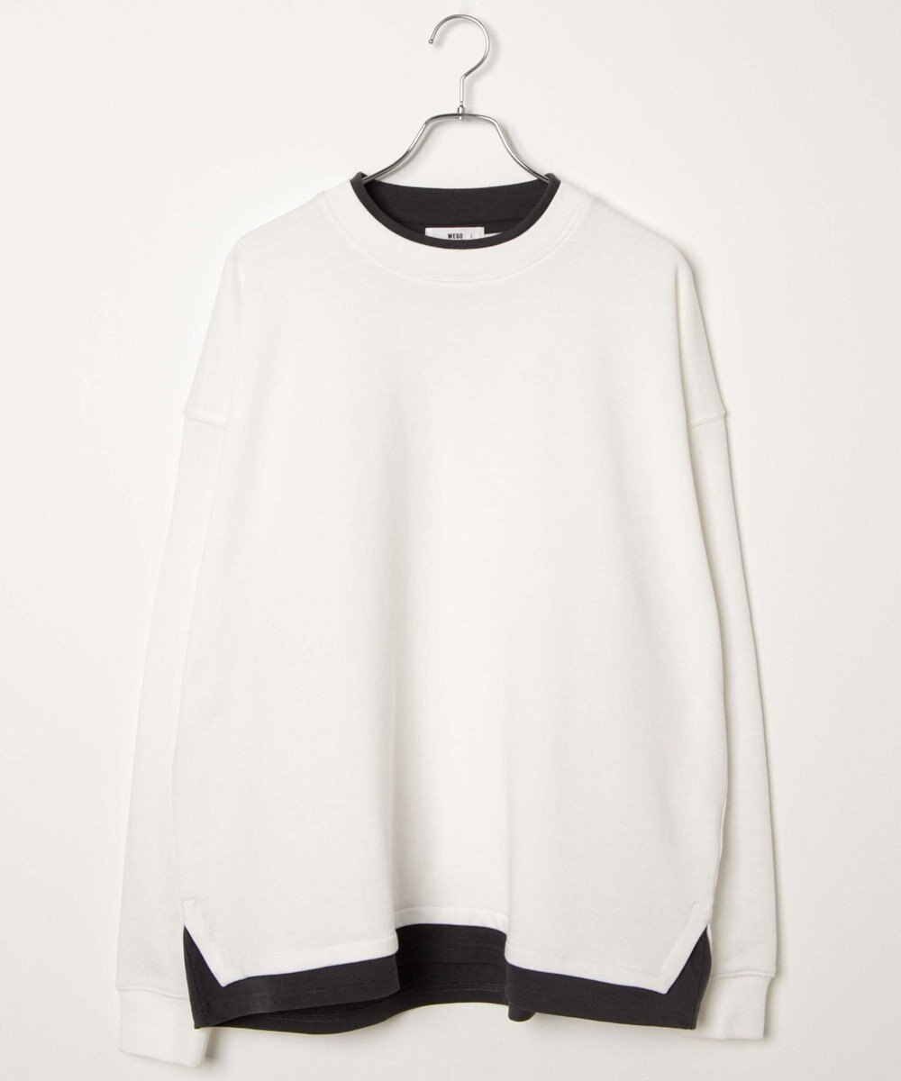 WEGO フェイクレイヤードプルオーバー 