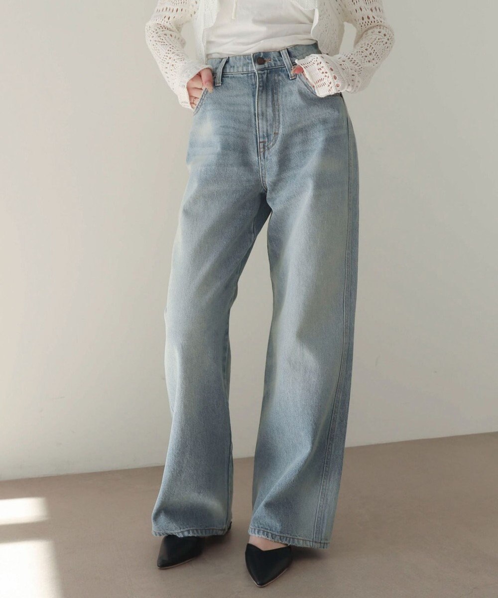 WEGO 【XS～Lサイズ展開/美脚】ストレートデニムパンツ 