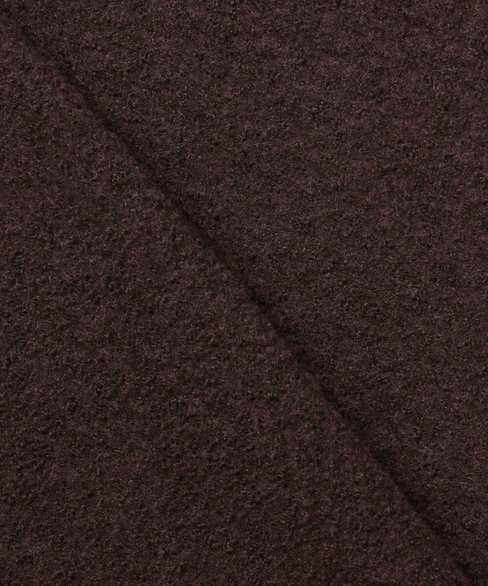 23区 L ボイルドウールコンビ ジップ タートルニット 