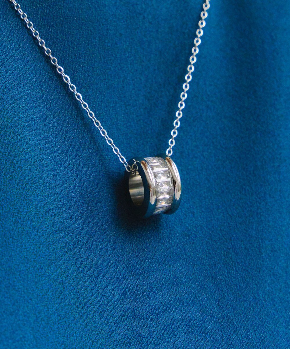 Tiaclasse ガラスサークルネックレス 