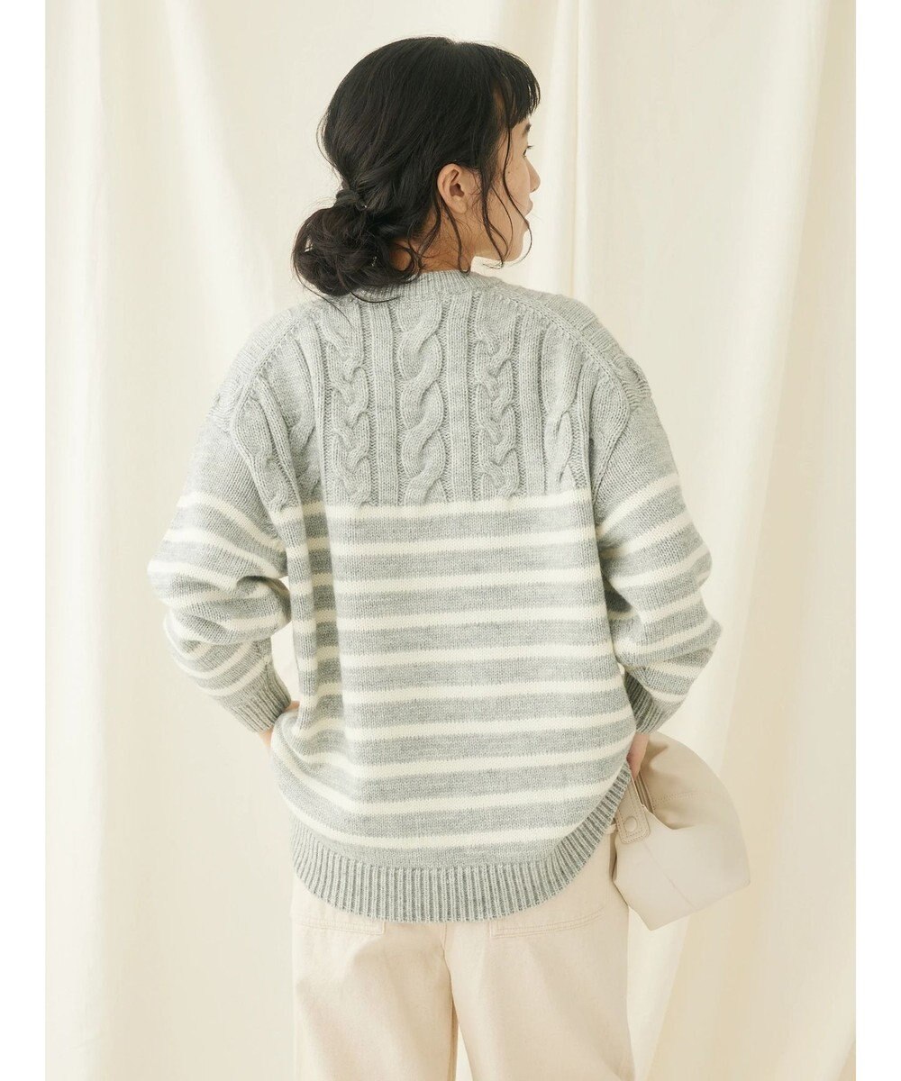 CRAFT STANDARD BOUTIQUE ケーブル×ボーダードッキングプルオーバー 