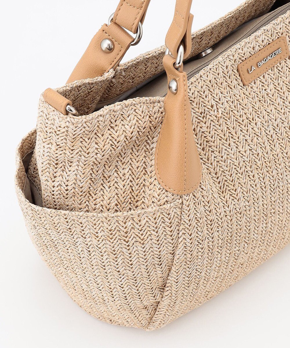 LA BAGAGERIE つまみハンドル　サマー2wayトートバッグ 