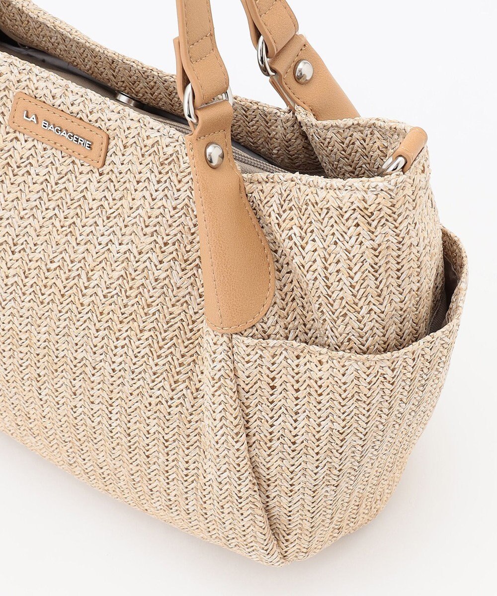 LA BAGAGERIE つまみハンドル　サマー2wayトートバッグ 