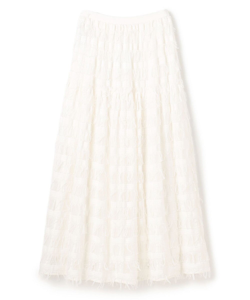 uncrave フリンジレース ティアードスカート 